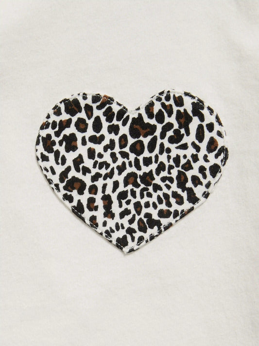 Softest Short-Sleeve Heart-Pocket T-Shirt for Girls