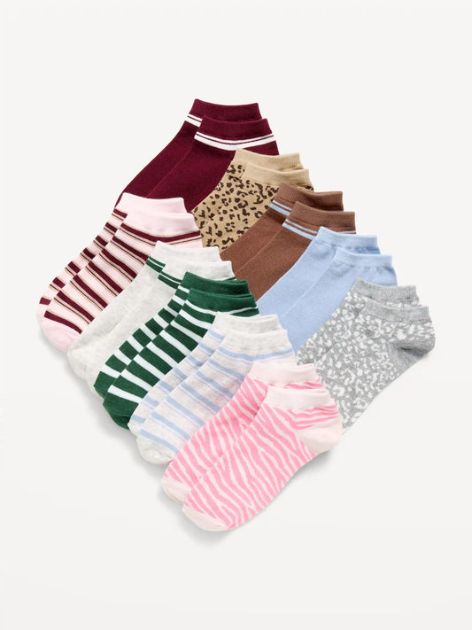 Ankle Socks 10-Pack for Girls