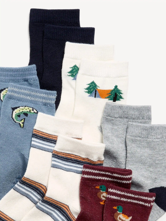 Crew Socks 6-Pack for Toddler & Baby