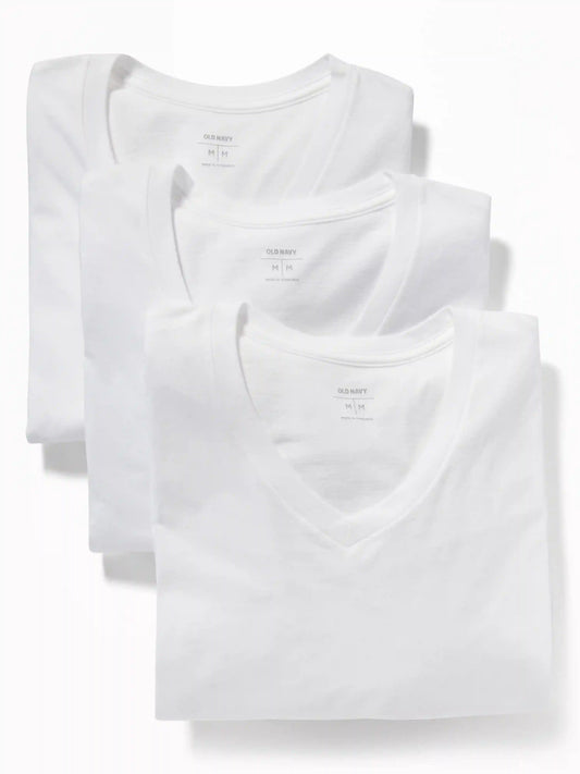 Go-Dry V-Neck T-Shirt 3-Pack