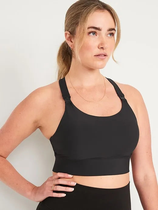 Maternity PowerSoft Medium Support Nursing Sports Bra
