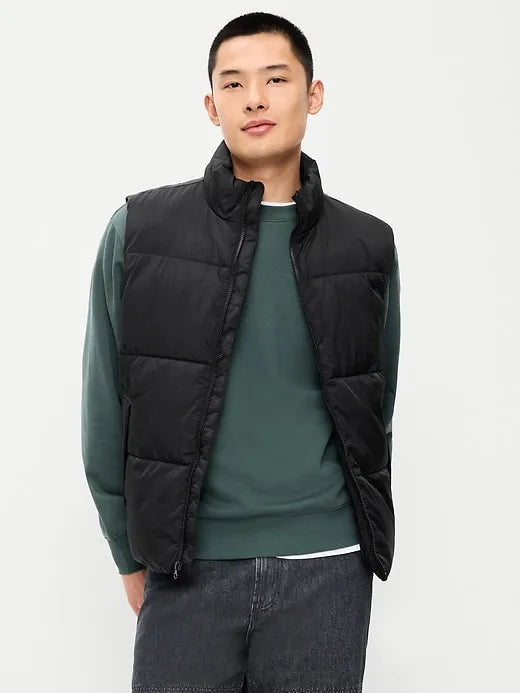 Frost-Free Water-Resistant Puffer Vest