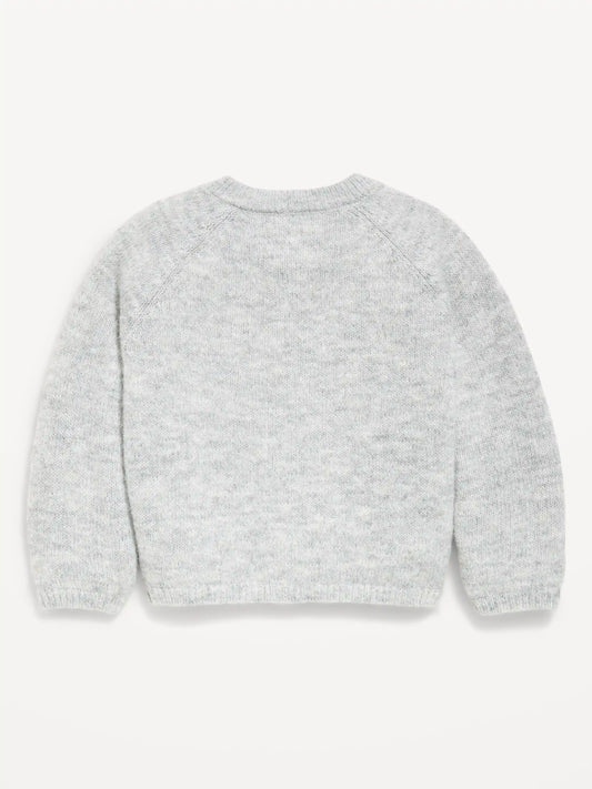 Graphic Cardigan Sweater for Toddler Girls