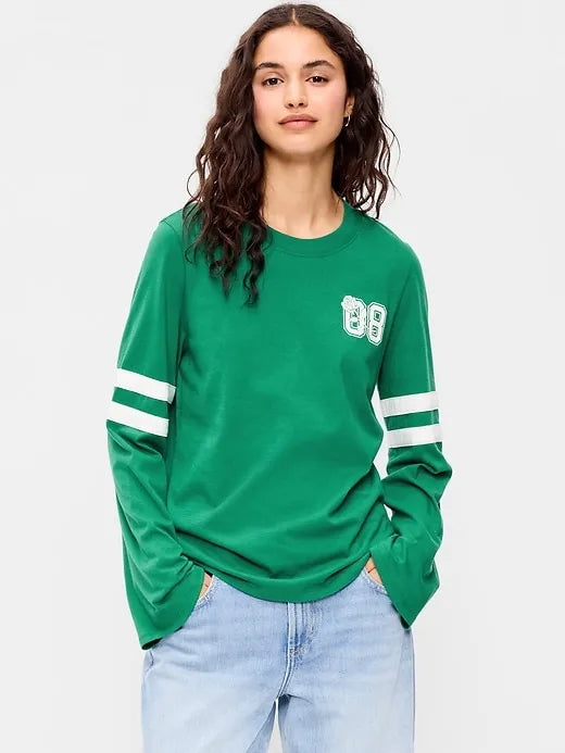 EveryWear Long-Sleeve Graphic T-Shirt