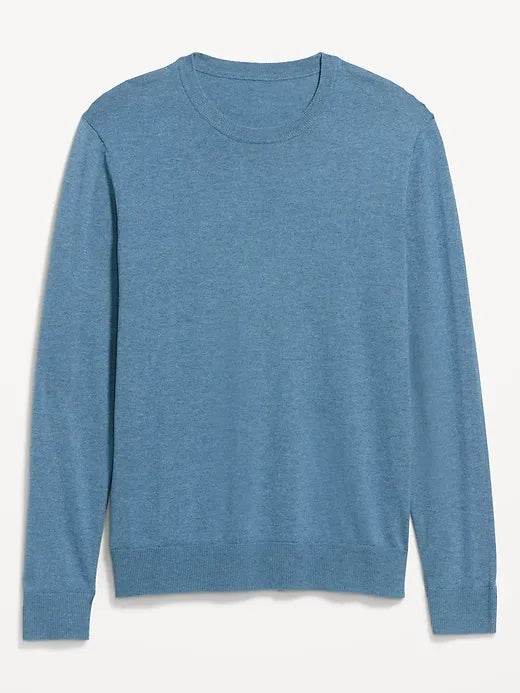 Washed Crew-Neck Sweater