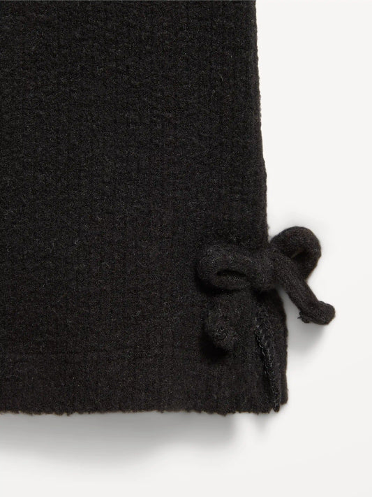 Cozy Ribbed Wide-Leg Pants for Toddler Girls