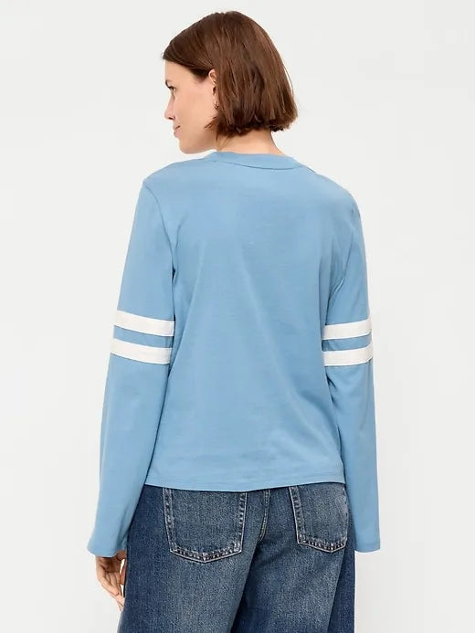 EveryWear Long-Sleeve Graphic T-Shirt