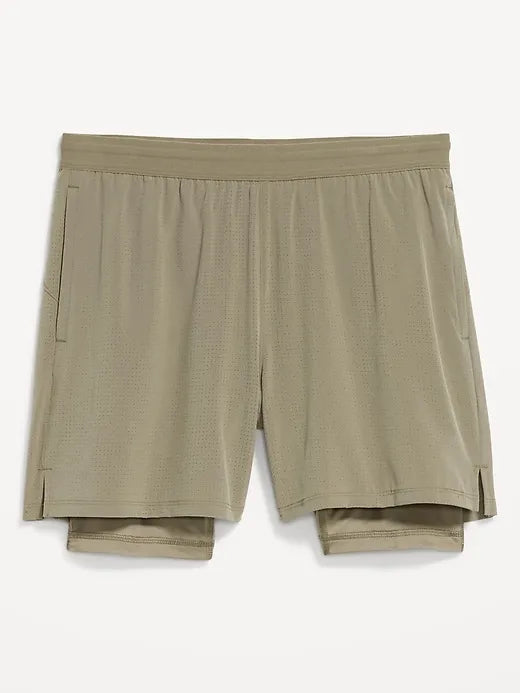 2-In-1 Performance Run Shorts -- 5-inch inseam