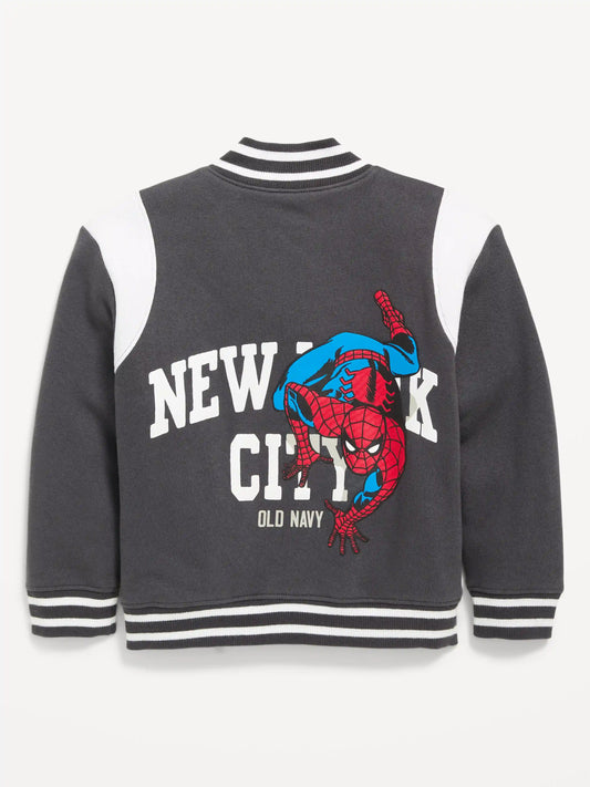 Marvel™ Spider-Man Oversized Fleece Bomber Jacket for Toddler Boys