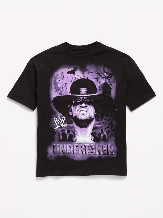 WWE® The Undertaker Gender-Neutral Oversized Graphic T-Shirt for Kids