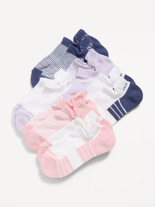 Ankle Socks 6-Pack for Girls