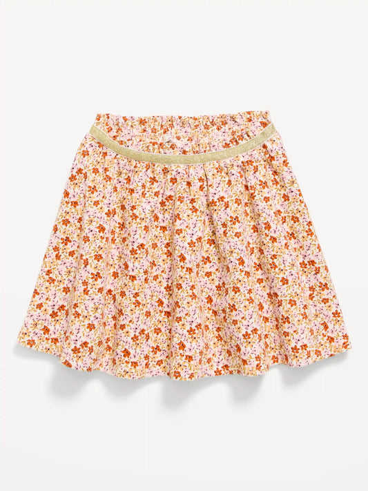 Embroidered Denim Skirt for Toddler Girls