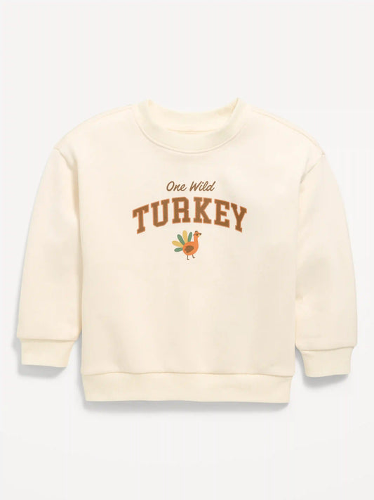 Oversized Long-Sleeve Graphic Sweatshirt for Toddler Boys