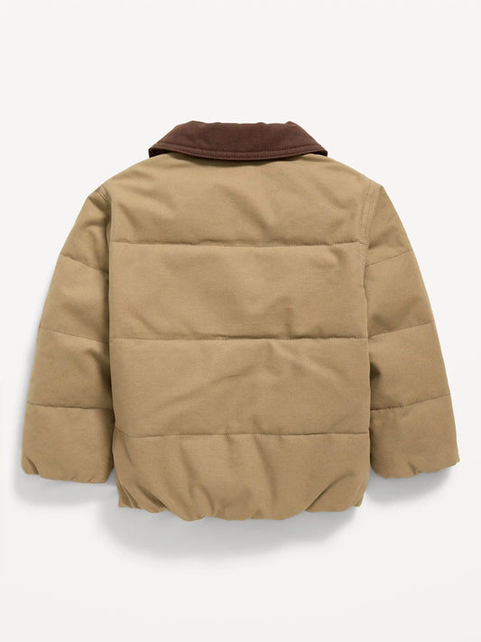 Workwear Puffer Jacket for Toddler Boys