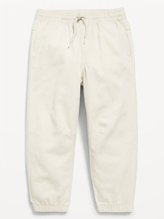 Barrel-Leg Twill Pants for Toddler Boys