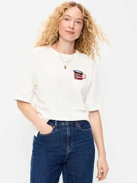 Crew-Neck Graphic T-Shirt