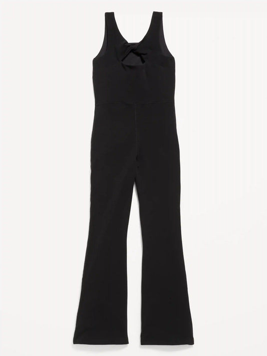 Sleeveless PowerChill Twist-Back Jumpsuit for Girls