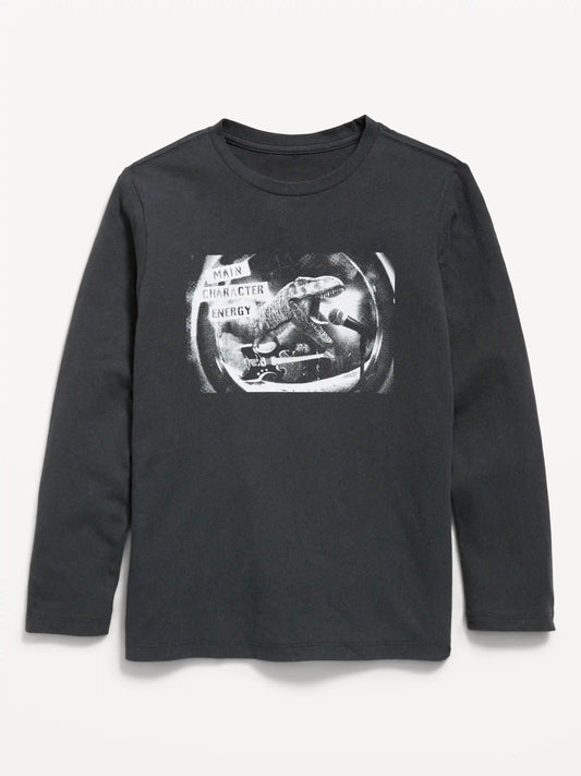 Long-Sleeve Graphic T-Shirt for Boys