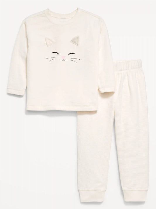 Microfleece Pajama Set for Toddler & Baby
