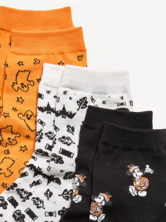 Disney© 3-Pack Crew Socks for Women