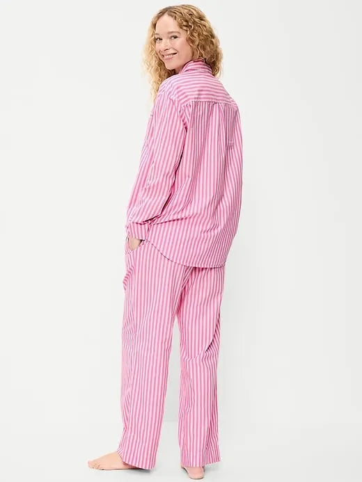 Poplin Pajama Pant Set