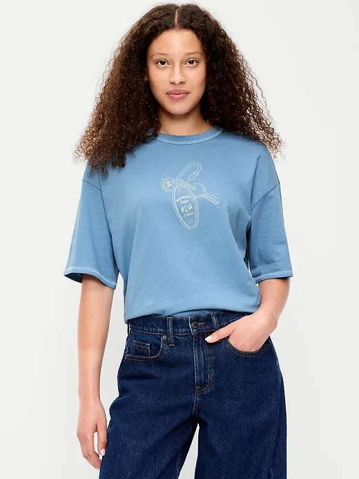Crew-Neck Graphic T-Shirt