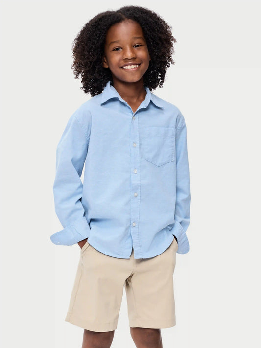 Lightweight Oxford School Uniform Shirt for Boys