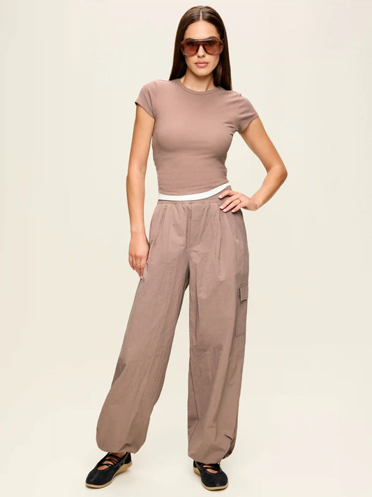 Mid-Rise Adjustable Active Woven Utility Pants