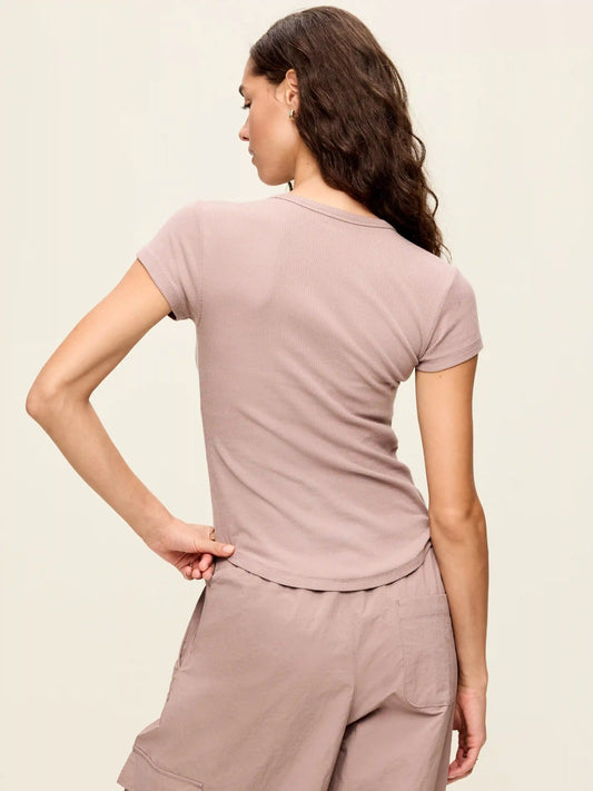 CloudLite Crew-Neck Ribbed T-Shirt