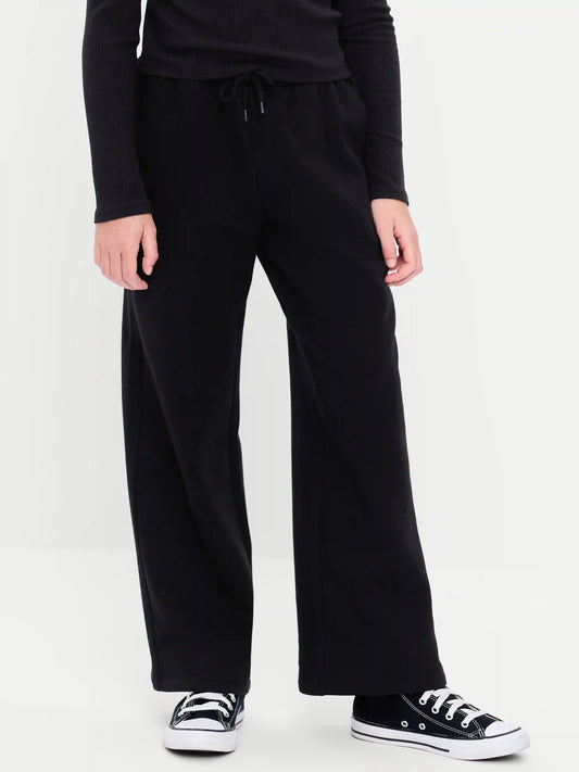 High-Waisted Graphic Wide-Leg Sweatpants for Girls