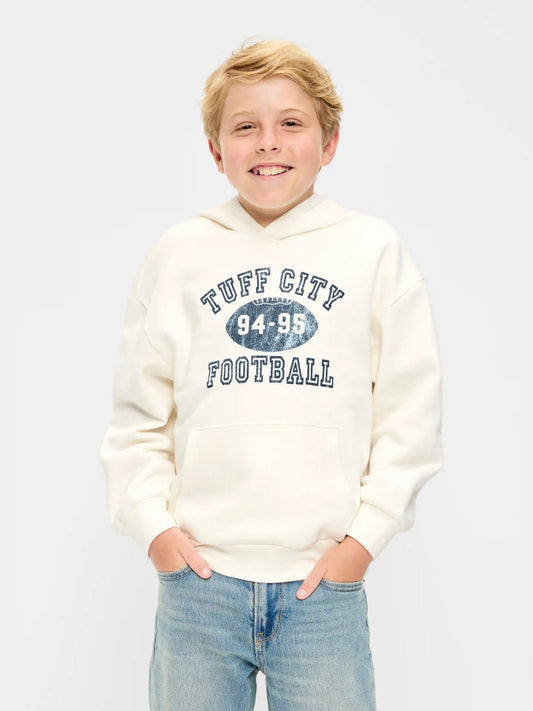 Favorite Fleece Oversized Graphic Pullover Hoodie for Boys