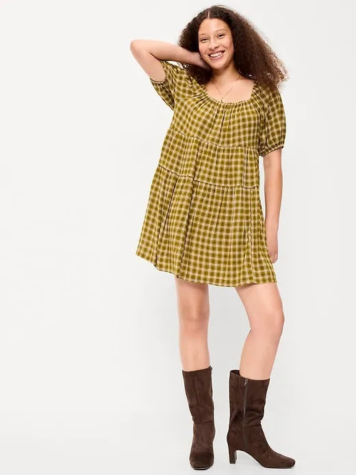 Mid-Calf Square-Toe Boot for Women