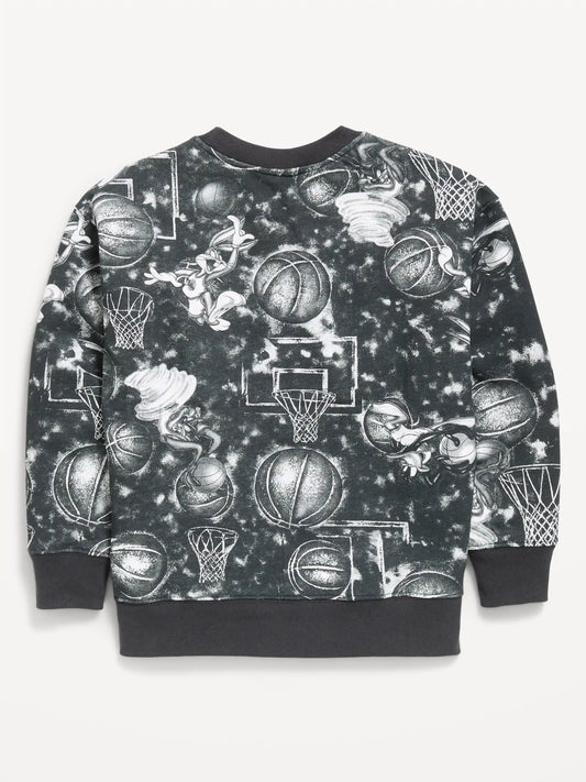 Space Jam™ Gender-Neutral Oversized Graphic Sweatshirt for Kids