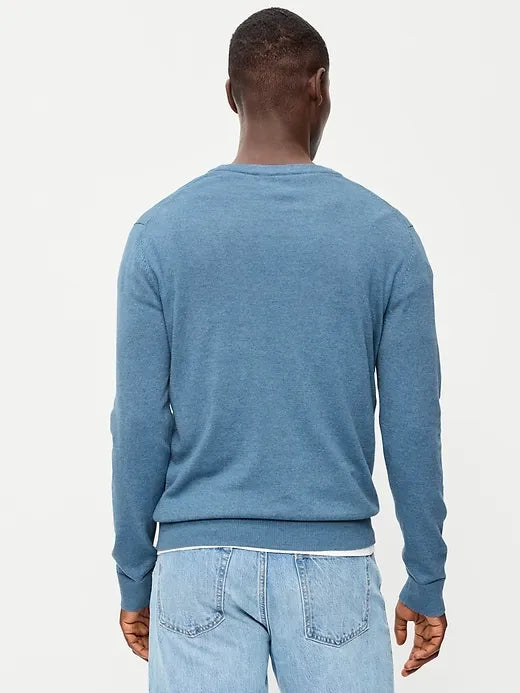 Washed Crew-Neck Sweater