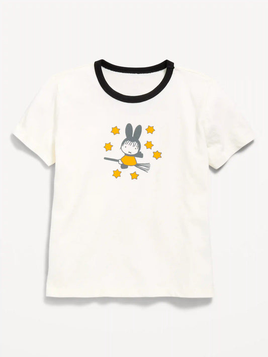 Miffy™ Graphic Ringer T-Shirt for Girls