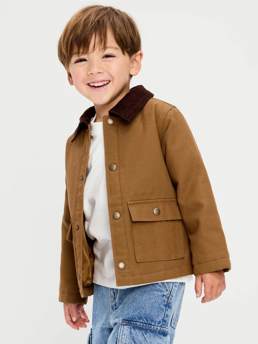Canvas Barn Jacket for Toddler Boys