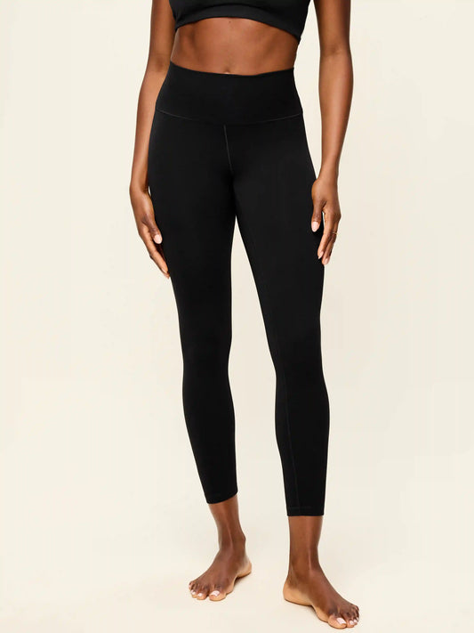 High-Waisted StudioSmooth 7/8 Side-Striped Leggings