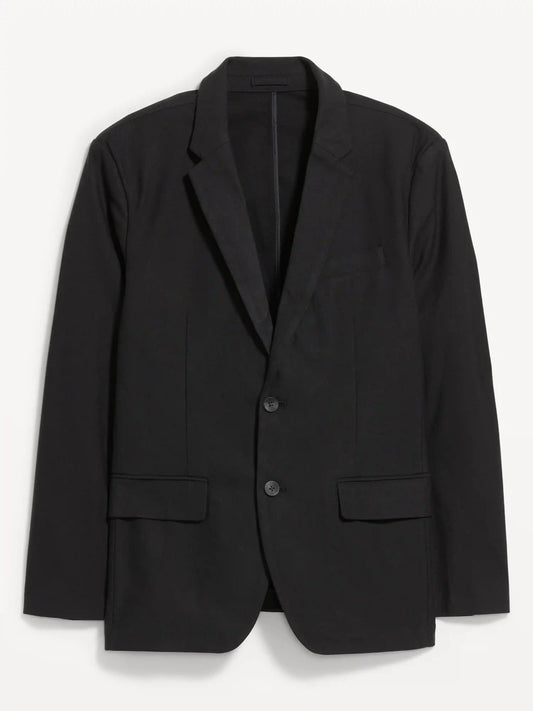 Relaxed Unlined Twill Blazer