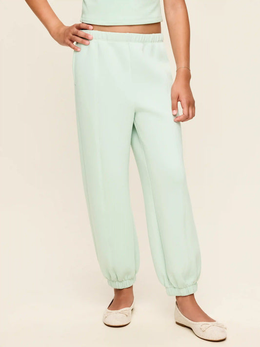 High-Waisted Bounce Fleece Jogger Sweatpants for Girls