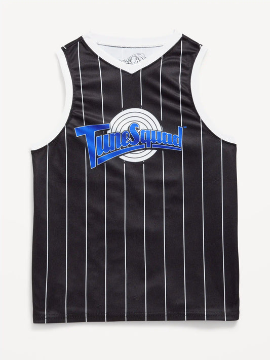 Space Jam™ Mesh Graphic Basketball Tank Top for Boys