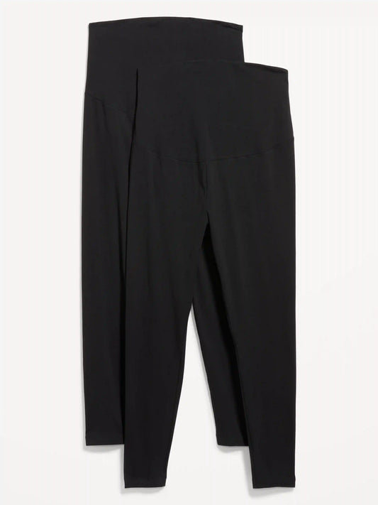 Maternity Full-Panel Leggings 2-Pack