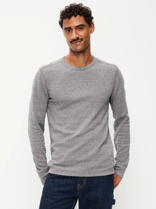 Crew-Neck Waffle T-Shirt
