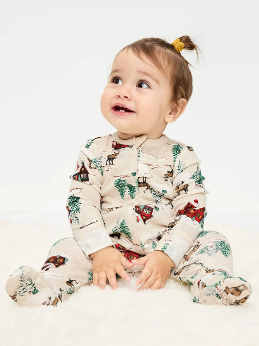 2-Way-Zip Sleep & Play Footed One-Piece for Baby
