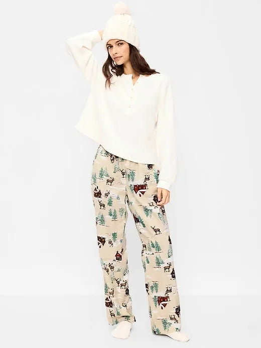 Flannel Pajama Pants for Women