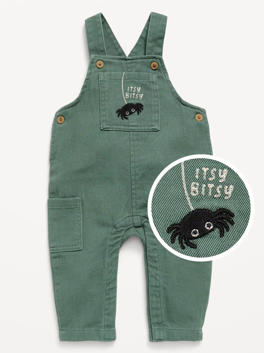 Twill Overalls for Baby