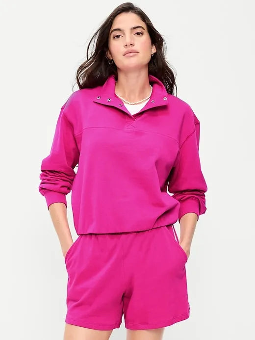 SoComfy Funnel-Neck Sweatshirt