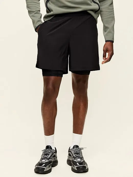 2-In-1 Performance Run Shorts -- 5-inch inseam