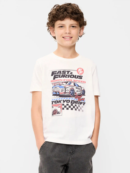 Fast & Furious™ Gender-Neutral Graphic T-Shirt for Kids