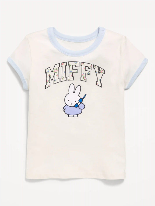 Miffy™ Graphic Ringer T-Shirt for Girls