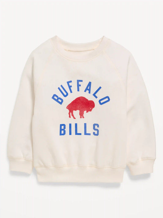 Buffalo Bills Crew-Neck Sweatshirt for Toddler Girls